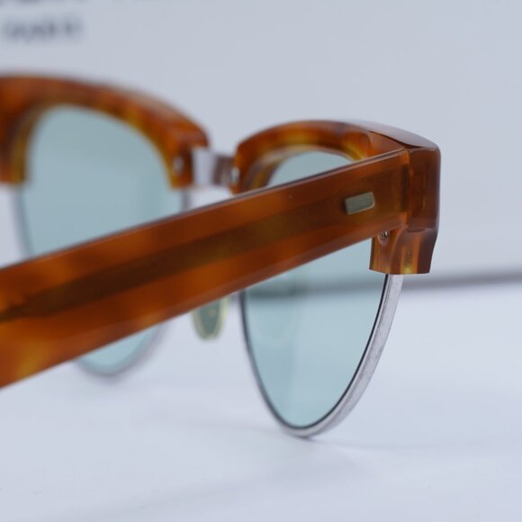 Final Price! Celine CL40059U 18N Light Havana/Blue Sunglasses - Picture 10 of 12